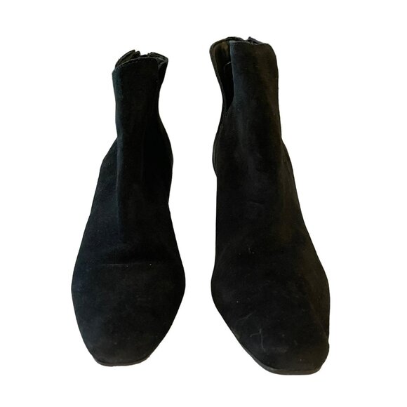 Blondo Waterproof Black Suede Ankle Boots Stasia Sz 10 NEW - Picture 2 of 7